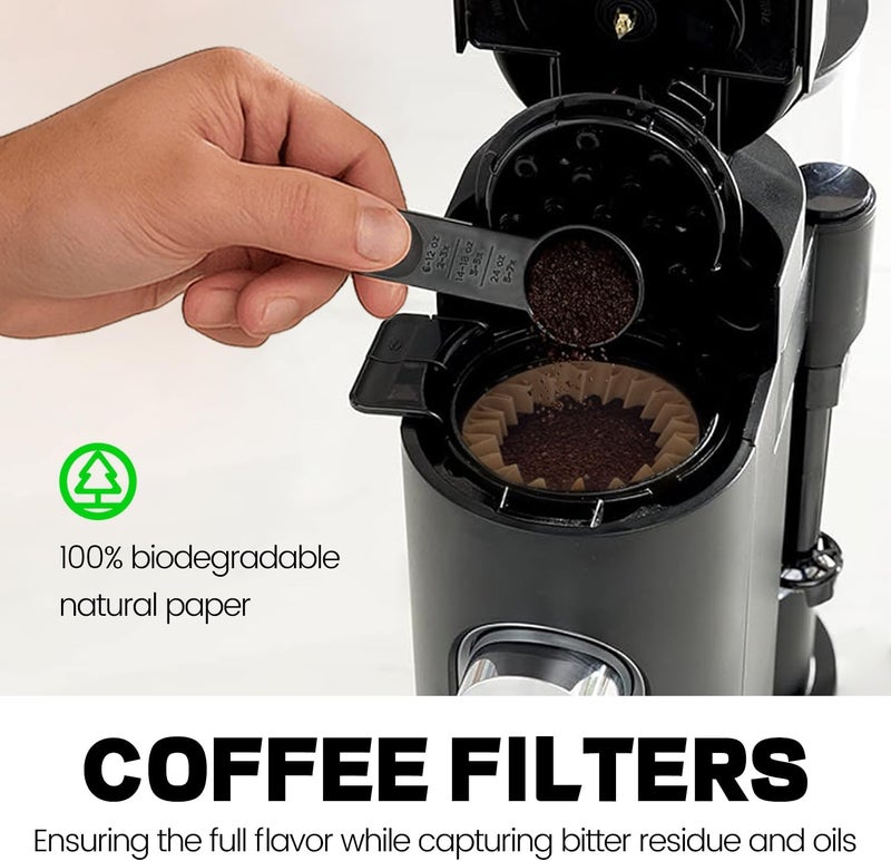 MIMORE Coffee Filters - 120 PCS Disposable Coffee Paper Filters for Ninja Pods & Grounds Specialty - PB040, PB041, PB050, PB051 Coffee Filter - Image 2
