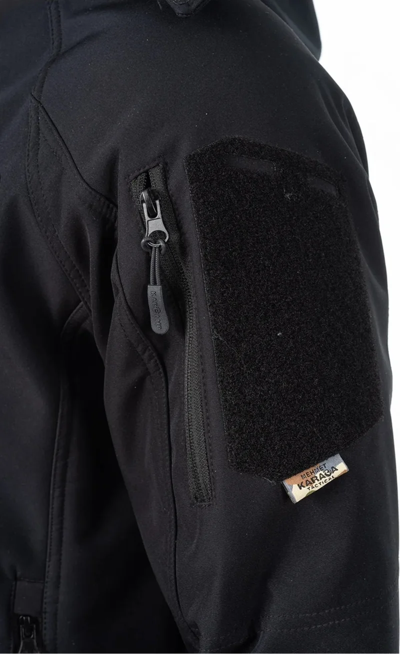Karcamp 5 Pocket Tactical Double Softshell Waterproof Unisex Coat Jacket