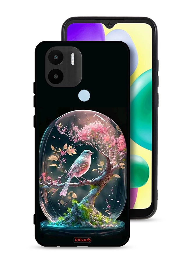 Tolwak Xiaomi Redmi A1 Plus Protective Case Cover Bird In Jarr - Image 1