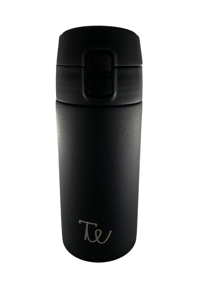 TINY WHEEL Tiny wheel water bottle baby Steel 350 ml Black  - Image 1