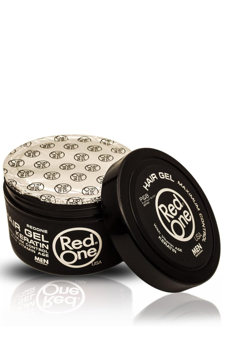 ريد ون RedOne جل الشعر بالكيراتين 450 مل – تصفيف احترافي للشعر الرطب أو الجاف - Image 2