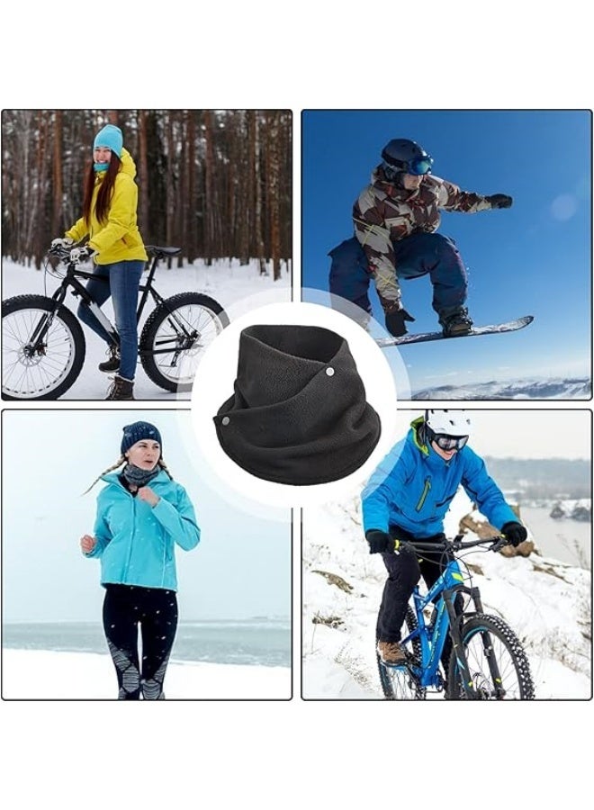 2 Pcs Winter Neck Warmer Gaiter Women Fleece Windproof Warm Face Scarf Cover Ski Mask for Cold Weather - Image 5