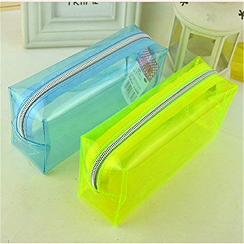 ShopNGift PVC Transparent Plastic Travel Cosmetic Bag with Zipper - (Pack of 1) - Image 2