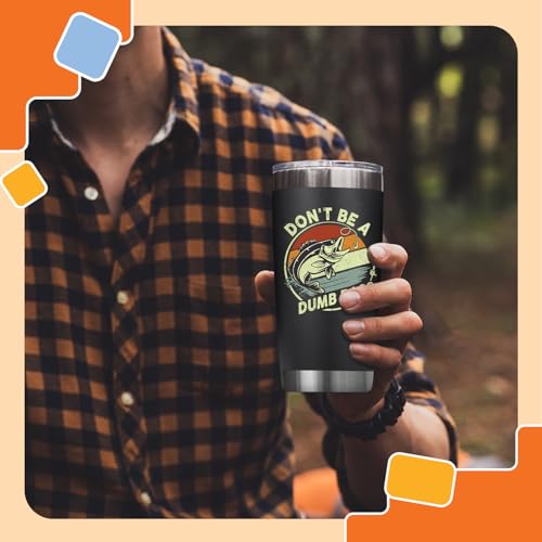 NewEleven Gifts For Him - Fishing Gifts For Men, Dad, Fisherman, Father - Practical Gift, Dad Birthday Present, Men, Husband - 20 Oz Tumbler - Image 5