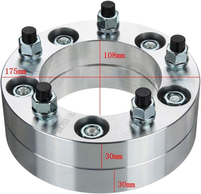 DEMULAX 30mm Car Wheel Spacer Adapter Kit - Image 2