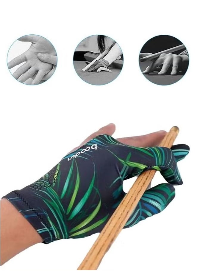 BOODUN Professional Three Fingers Billiard Gloves Snooker Cue Fits Either Hand - One Size fits All Pool Table Accessory  - Image 3