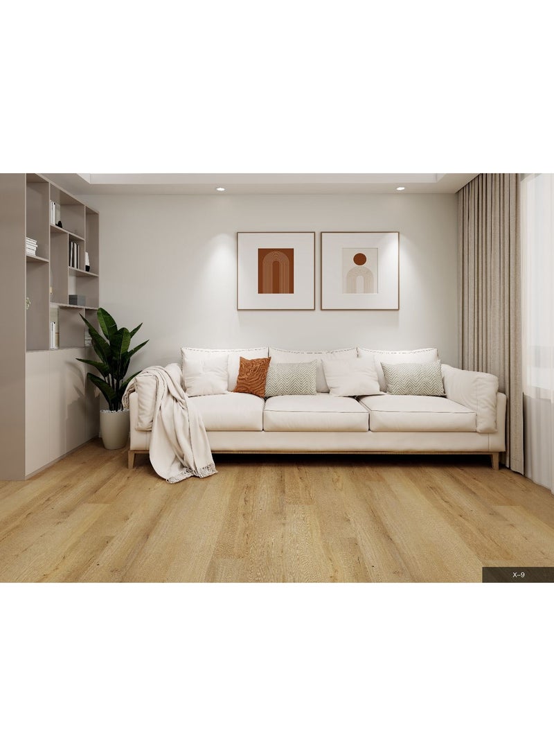 أرضيات SPC فاخرة - مقاومة للماء | مقاومة للخدش | تركيب سهل بقفل نقر | سمك ٤ مم / ٥ مم / ٦ مم - تصميم خشبي عصري - Image 1