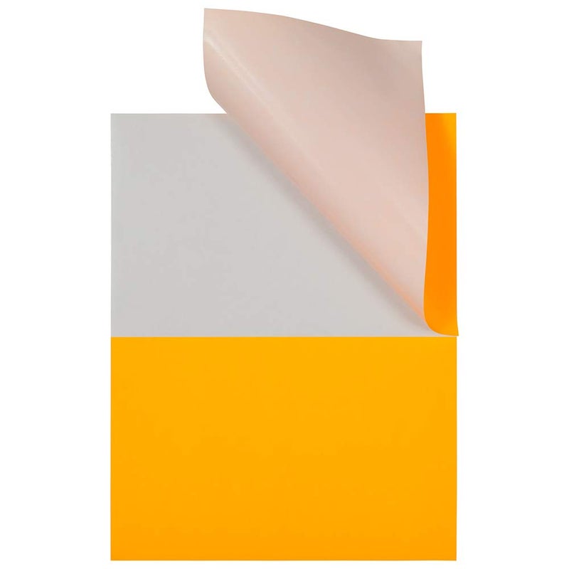 JAM PAPER Shipping Labels - Half Page - 5 1/2 x 8 1/2 - Neon Orange - 50/Pack - Image 3