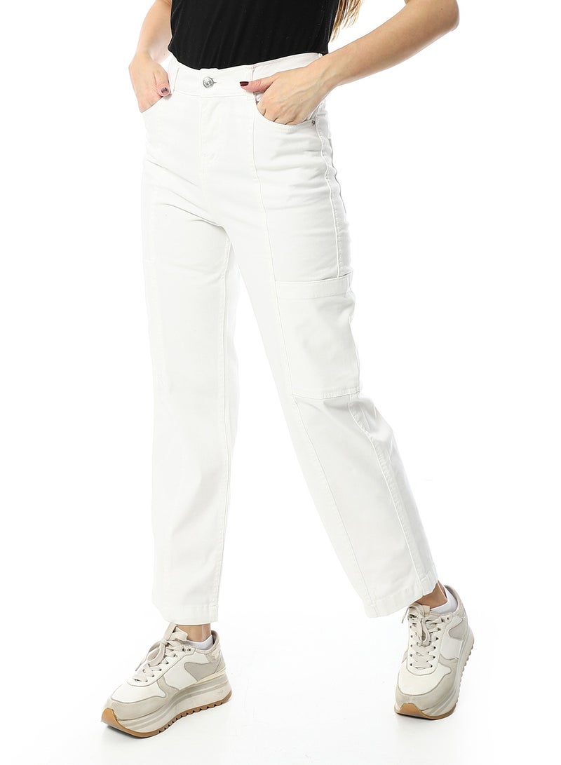 Coctail 9841-cargo Pants-off white - Image 2