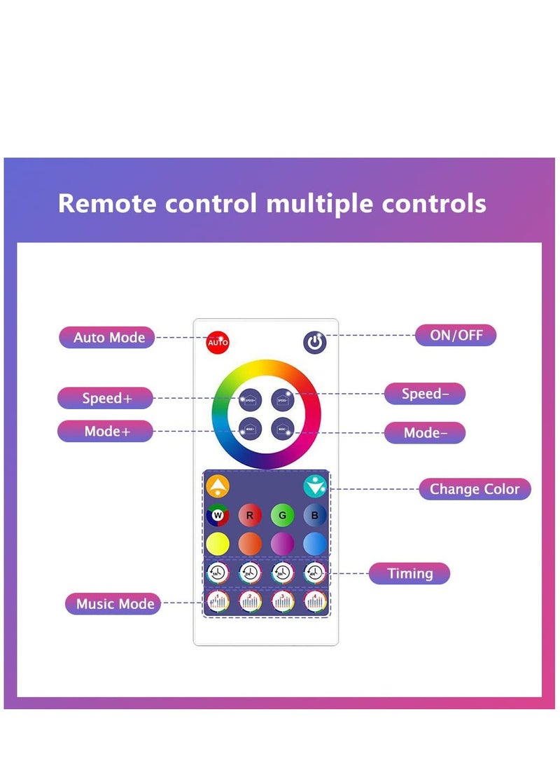 Wireless Bluetooth Table LED Light, Color Changing LED Table Lamp - Sync Music, Control Settings via App, Immerse Yourself in Vibrant RGB Game Lighting - for TV Backlighting and Bedroom Ambiance!