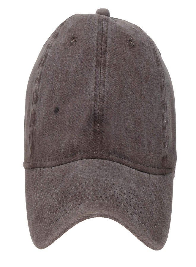 FabSeasons Unisex Cotton Baseball Cap (MC29brown_Brown_Free Size) - Image 1