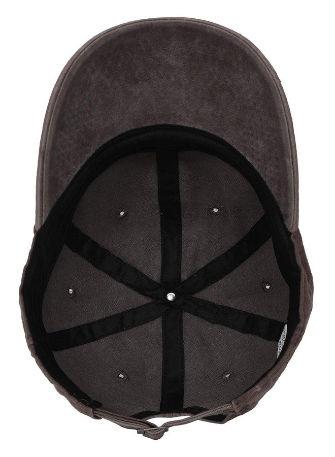 FabSeasons Unisex Cotton Baseball Cap (MC29brown_Brown_Free Size) - Image 5
