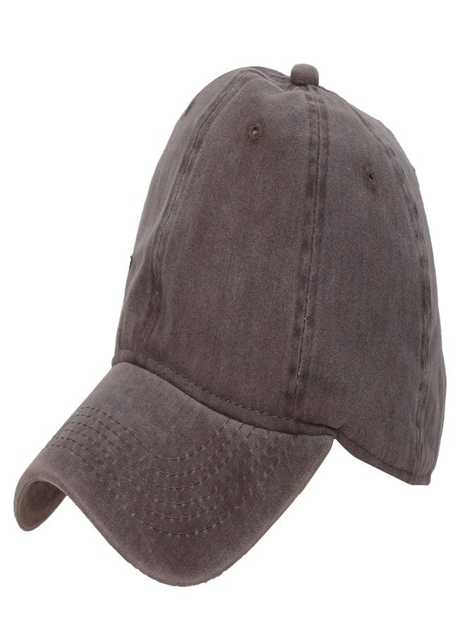 FabSeasons Unisex Cotton Baseball Cap (MC29brown_Brown_Free Size) - Image 2