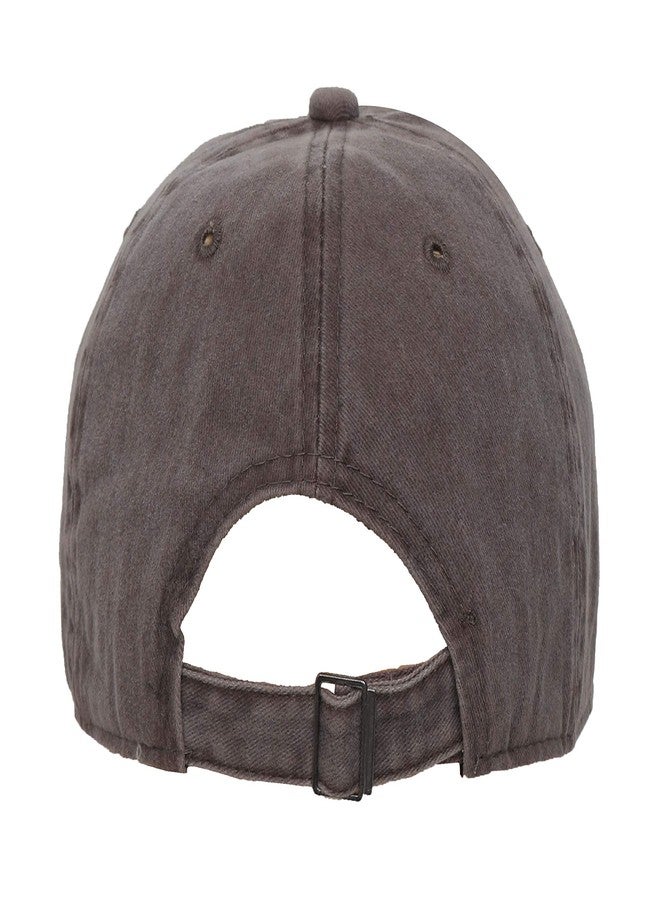 FabSeasons Unisex Cotton Baseball Cap (MC29brown_Brown_Free Size) - Image 3