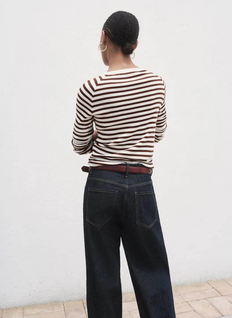 MANGO Long-sleeved fine-knit sweater