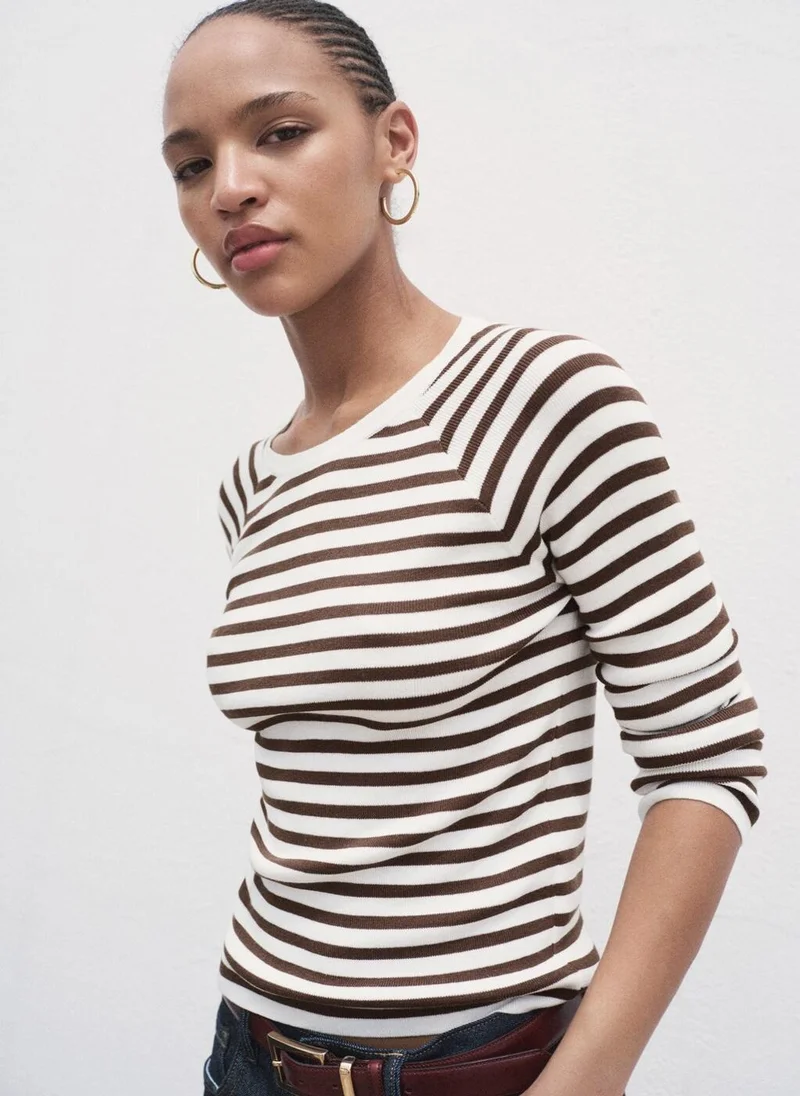 MANGO  Long-sleeved fine-knit sweater for Women | Best Price UAE