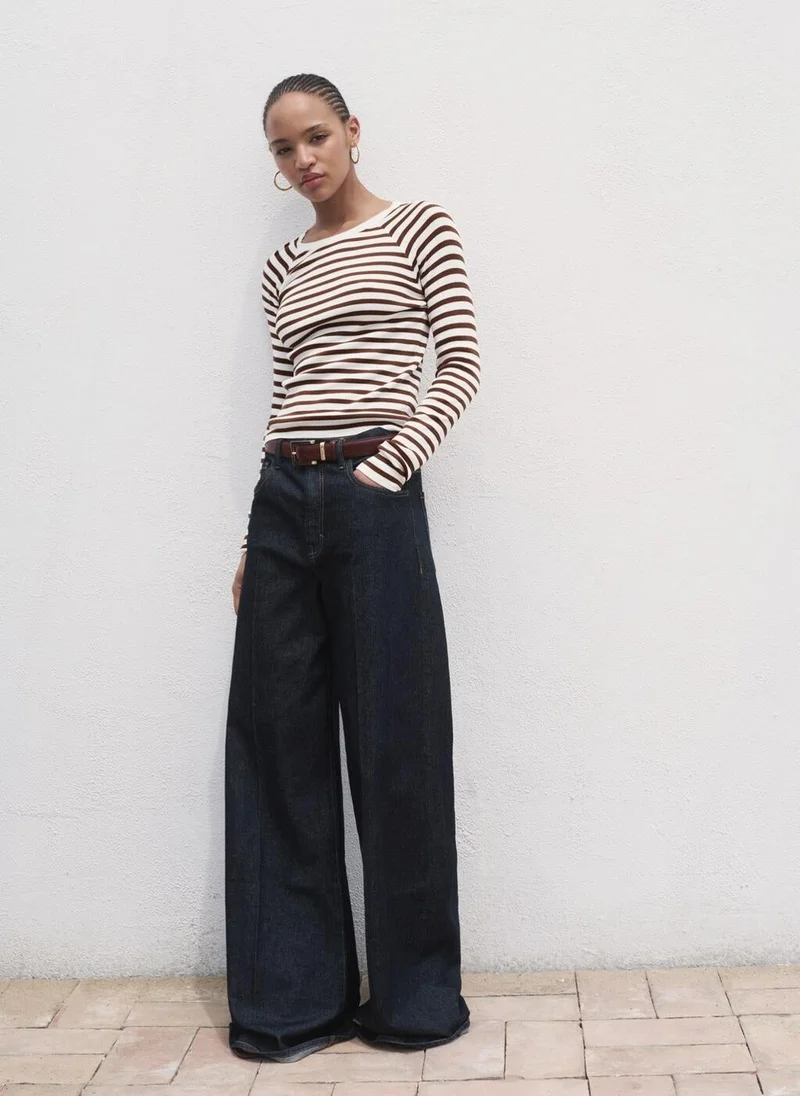MANGO Long-sleeved fine-knit sweater