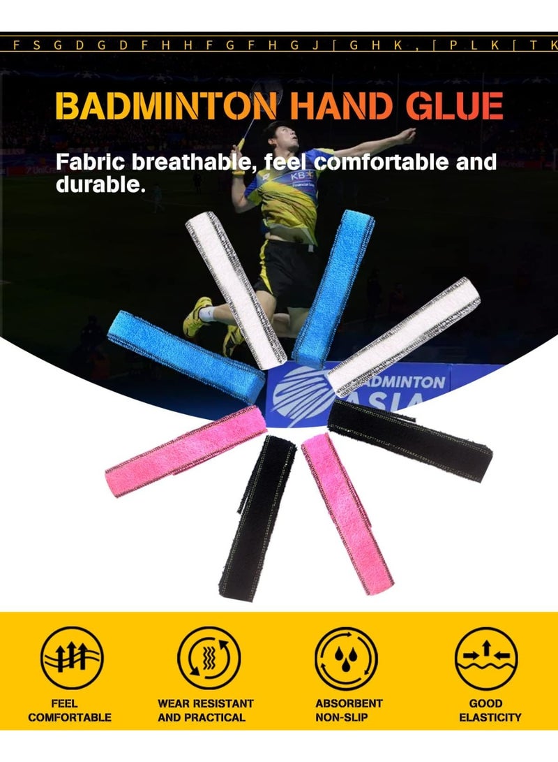 4 Pcs Super Absorbent Cotton Towel Overgrip, 70 cm x 2.5 cm, Anti‑Slip Sweat Grip Tape for Tennis, Badminton, Squash & Baseball - Image 3