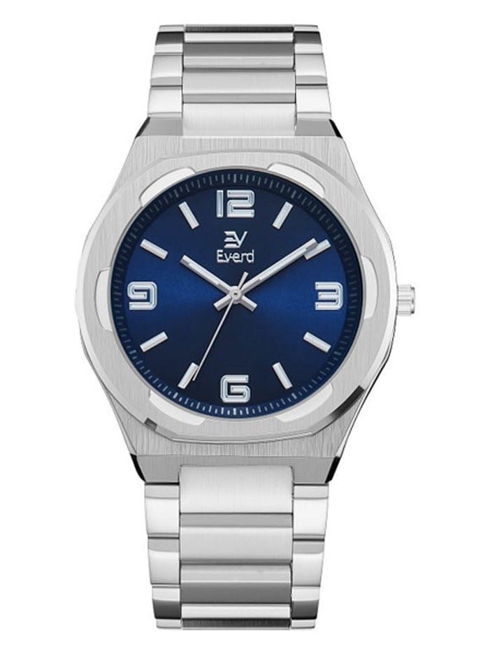 إيفيرد ساعة يد رجالية كوارتز فاخرة بتصميم عصري، مقاومة للماء ومضيئة