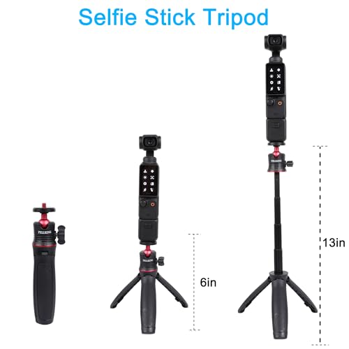 PellKing Tabletop Tripod and Selfie Stick Tripod Kit for DJI OSMO Pocket 3 2 Camera - Image 3