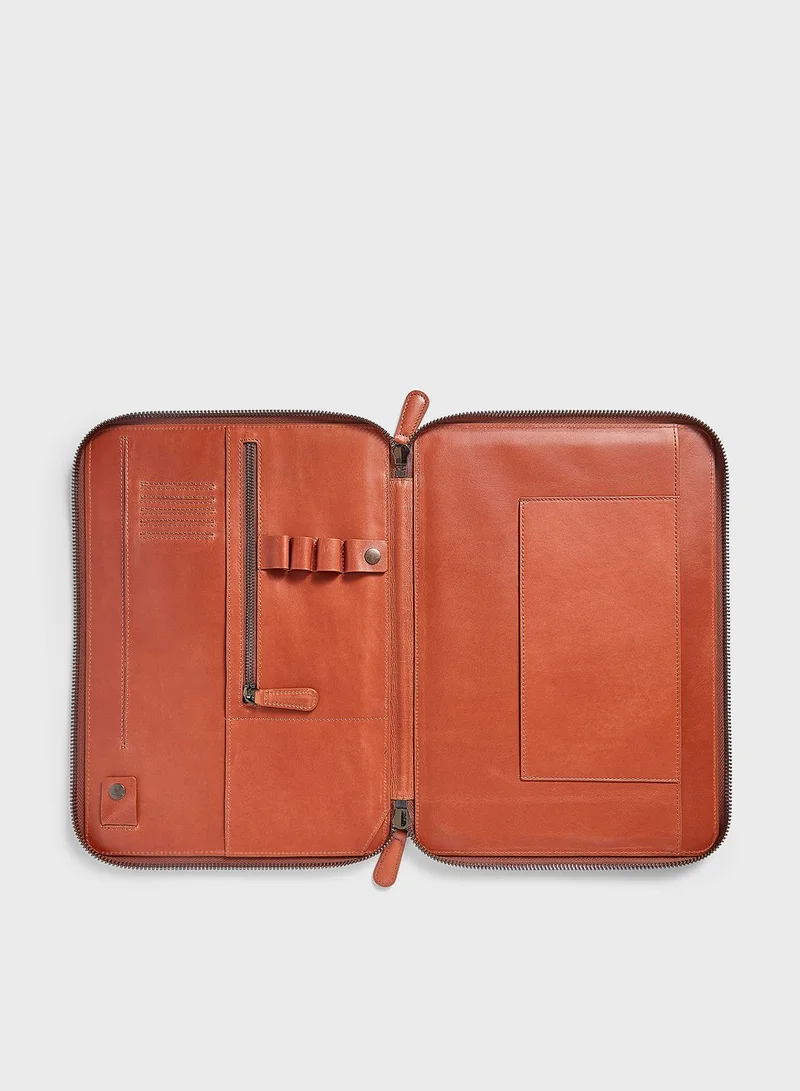 ryoko 13' Mark Tech Portfolio Leather Case