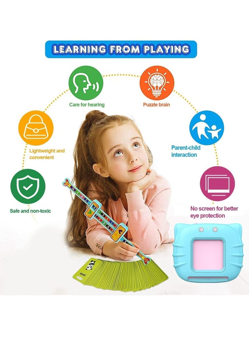 English Enlightenment Card Type Early Education Machine ， Toddler learning Toys， Suitable for 1-3 years Old Children Electronic Learning Toys/ Suitable for Daycare, Preschool, Kindergarten/Boys, Girls - Image 4