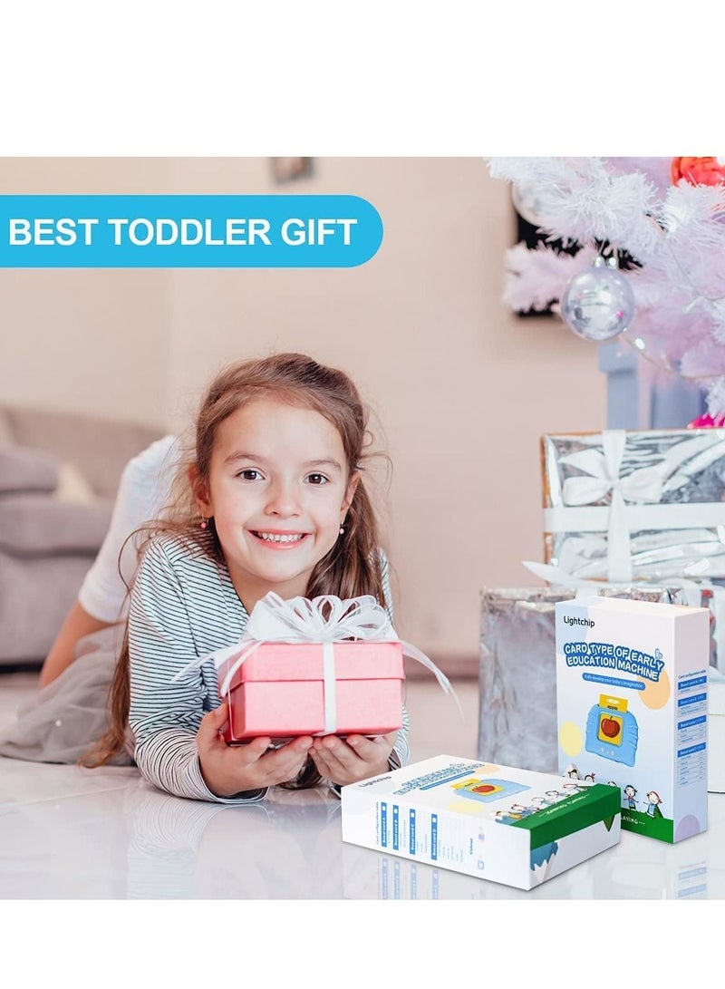 English Enlightenment Card Type Early Education Machine ， Toddler learning Toys， Suitable for 1-3 years Old Children Electronic Learning Toys/ Suitable for Daycare, Preschool, Kindergarten/Boys, Girls - Image 2