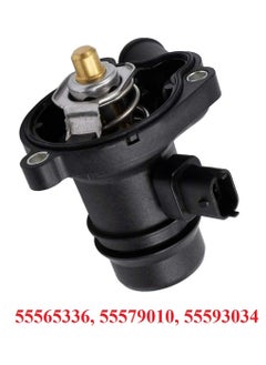 SYOSI 55565336 Engine Coolant Thermostat Housing Assembly with Water Inlet, Fits for 2013-2016 Buick Encore 2011-2016 Chevy Cruze 2012-2015 Chevy Sonic Thermostat Housing Assembly Replace 55593034 55579010  - Image 2
