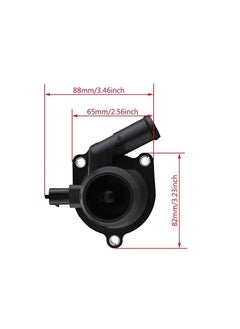 SYOSI 55565336 Engine Coolant Thermostat Housing Assembly with Water Inlet, Fits for 2013-2016 Buick Encore 2011-2016 Chevy Cruze 2012-2015 Chevy Sonic Thermostat Housing Assembly Replace 55593034 55579010  - Image 4