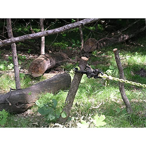 Brush Grubber Heavy Duty Steel 360 Degree Tree Stump Remover Tractor and ATV Attachment for Brush Trees and Small Trees, Green - Image 5