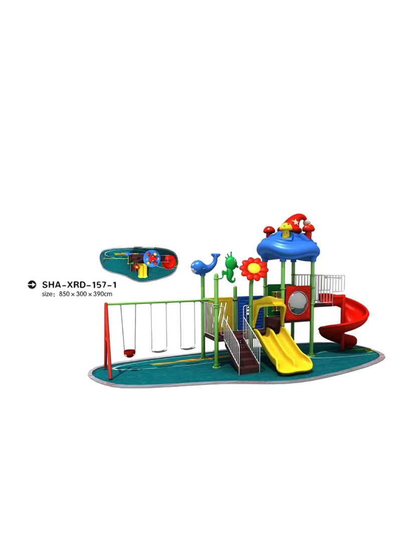 Myts Ultimate All Round Playground Mega Slides and Swings - Image 1
