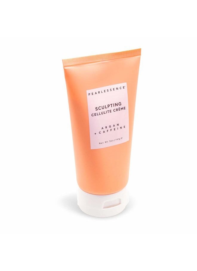 Pearlessence Sculpting Cellulite Cream, Argan & Caffeine - Helps Soften, Firm & Plump | Reduce Appearance of Dimples & Cellulite | USA Made (5 ounces)  - Image 2