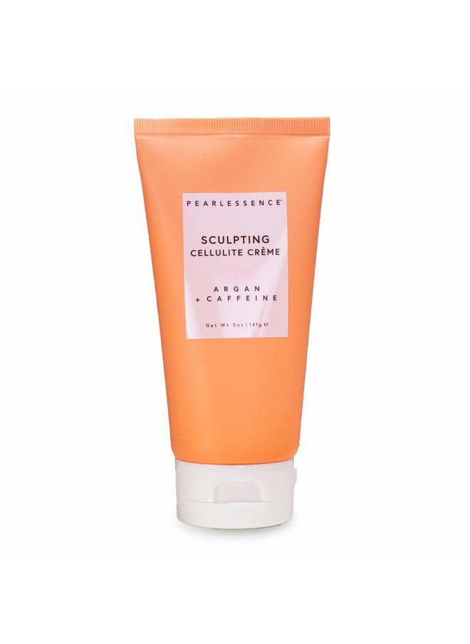 Pearlessence Sculpting Cellulite Cream, Argan & Caffeine - Helps Soften, Firm & Plump | Reduce Appearance of Dimples & Cellulite | USA Made (5 ounces)  - Image 5
