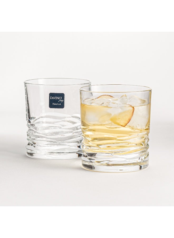 RCR RCR 2 pc crystal tumblers set 290 ml Wave dof collection - Image 3