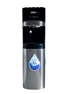 SUPER CLASSIC Water dispenser from Super Classic in black and silver color, featuring an elegant design and high quality. It has a bottom-loading system with an automatic ice maker and operates at 100 watts- SPXWD-40  - Image 2