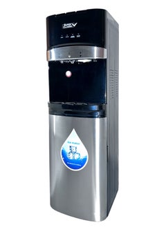 SUPER CLASSIC Water dispenser from Super Classic in black and silver color, featuring an elegant design and high quality. It has a bottom-loading system with an automatic ice maker and operates at 100 watts- SPXWD-40  - Image 3