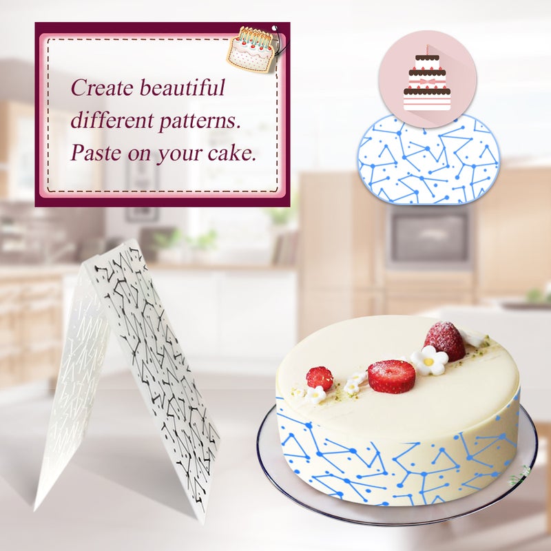 Template Textured Impressions Decorative Frame Embossing Folder Cake Biscuit Fondant Card Craft Making Wedding Decoration Style 9 - Image 4