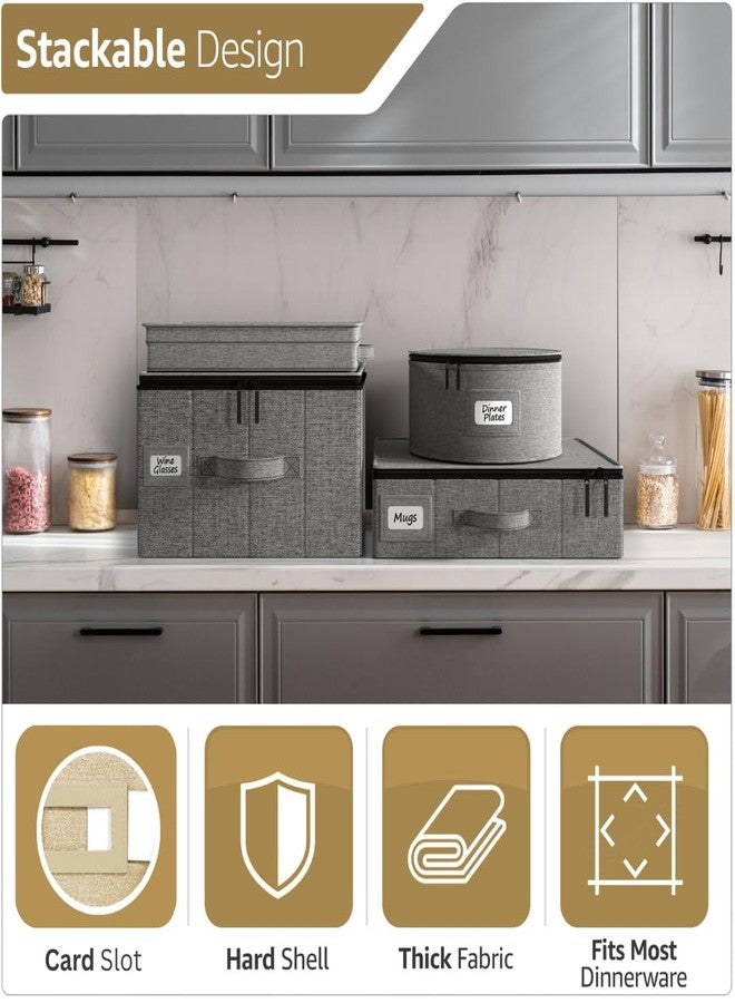 Sorbus Flatware & Utensil Storage - Fabric Chest Box for Storage and Organizing Utensils, Silverware, Flatware, Cutlery - Silverware Organizer Container with Clear Lid & Adjustable Divider - Image 3