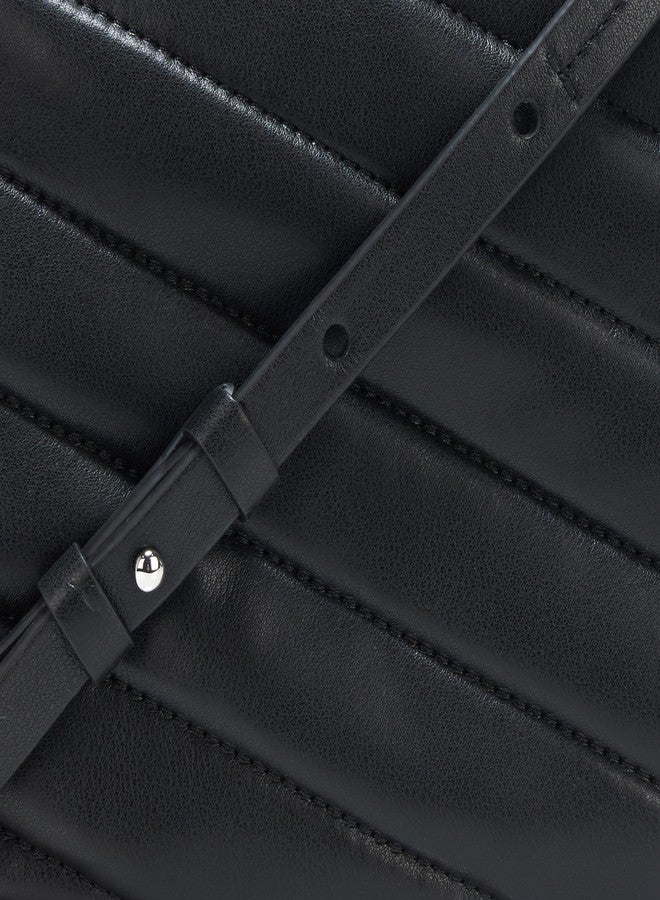 HUGO, Mel Quilted Crossbody Bag, black jade, One Size - Image 3