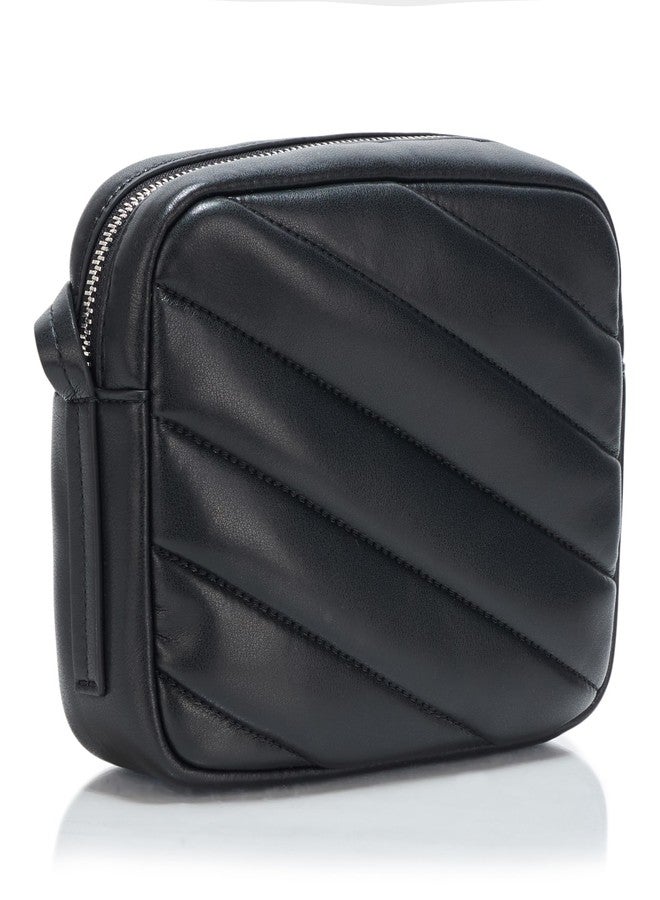 HUGO, Mel Quilted Crossbody Bag, black jade, One Size - Image 2