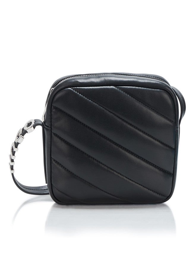 HUGO, Mel Quilted Crossbody Bag, black jade, One Size - Image 1