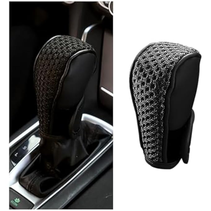 ريحني غطاء مقبض ناقل الحركة للسيارة، غطاء مقاومة للانزلاق، مقبض ناقل حركة للسيارات، غطاء واقي عصا، إكسسوارات ديكور داخل السيارة لشاحنات SUV، مركبة ترفيهية - Image 1