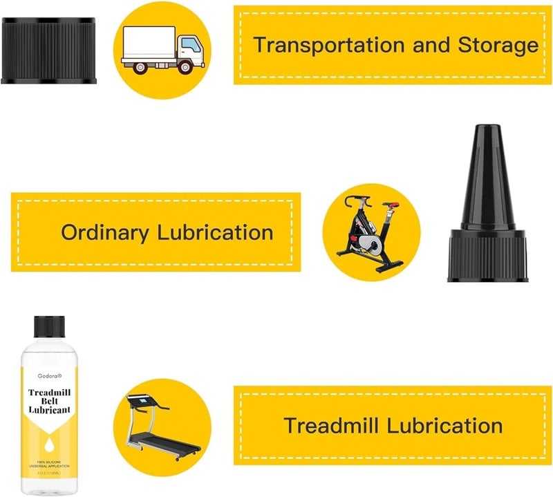 Godora Premium 100% Silicone Lube 4 Ounces for Treadmill Belt Lubrication, Easy to Apply Lubricant Oil, Suitable for Nearly All Type of Treadmills - Image 4