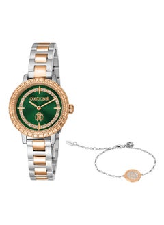 roberto cavalli Women's Analog Stainless Steel Wrist Watch RC5L082M0065 SET - 24 Mm 