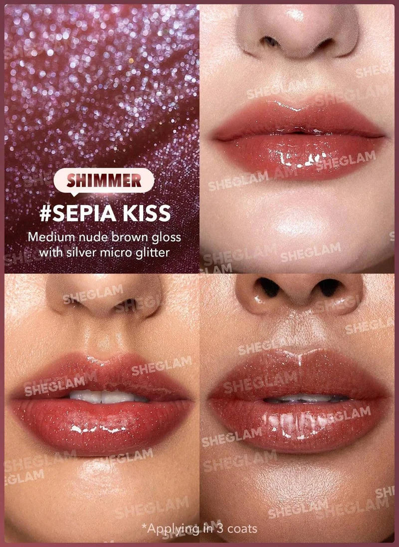 SHEGLAM SG SHEGLAM Pout-Perfect Shimmer Lip Plumper - Sepia Kiss