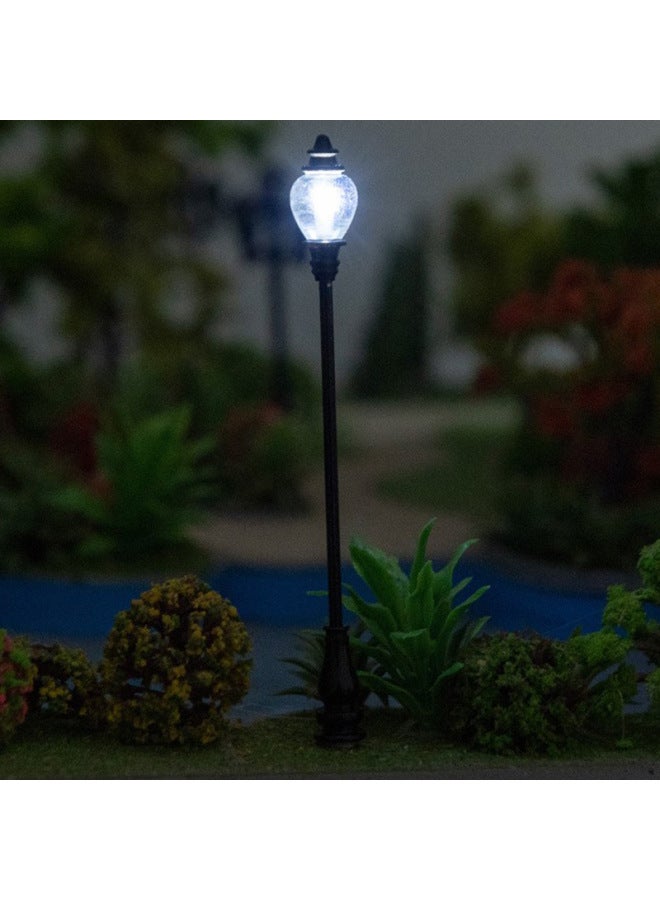 Building Sand Table Model Micro Landscape Decoration Lamp Model Accessories Garden Lamp-Color:Style 1  - Image 4