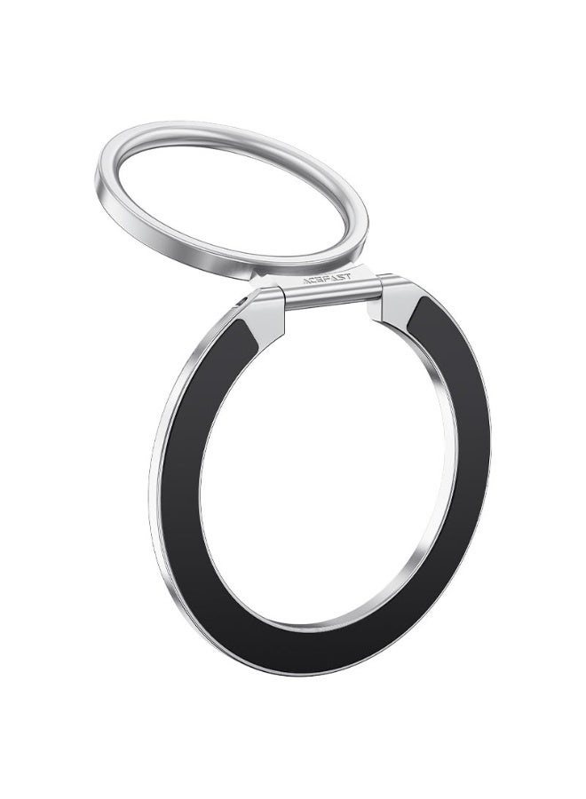 ACEFAST Magnetic Phone Ring Holder P1, 16 N52 Magnets, Foldable Aluminum Alloy, Multi-Angle Rotation, RoHS Certified - Black - Image 4