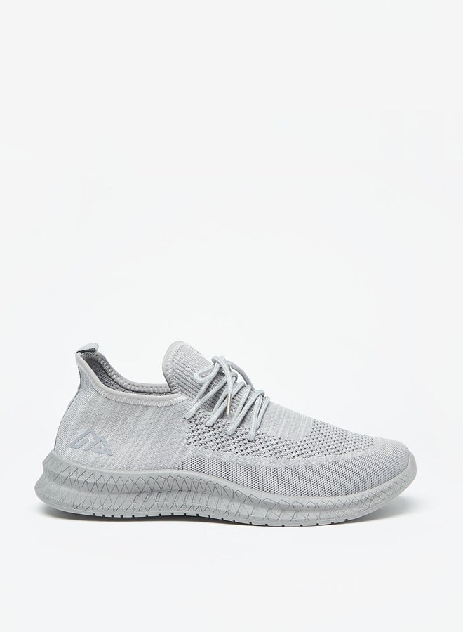 Oaklan by Shoexpress Men Textured Sports Shoes with Lace-Up Closure  - Image 1