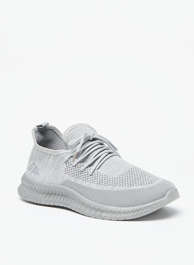 Oaklan by Shoexpress Men Textured Sports Shoes with Lace-Up Closure  - Image 2