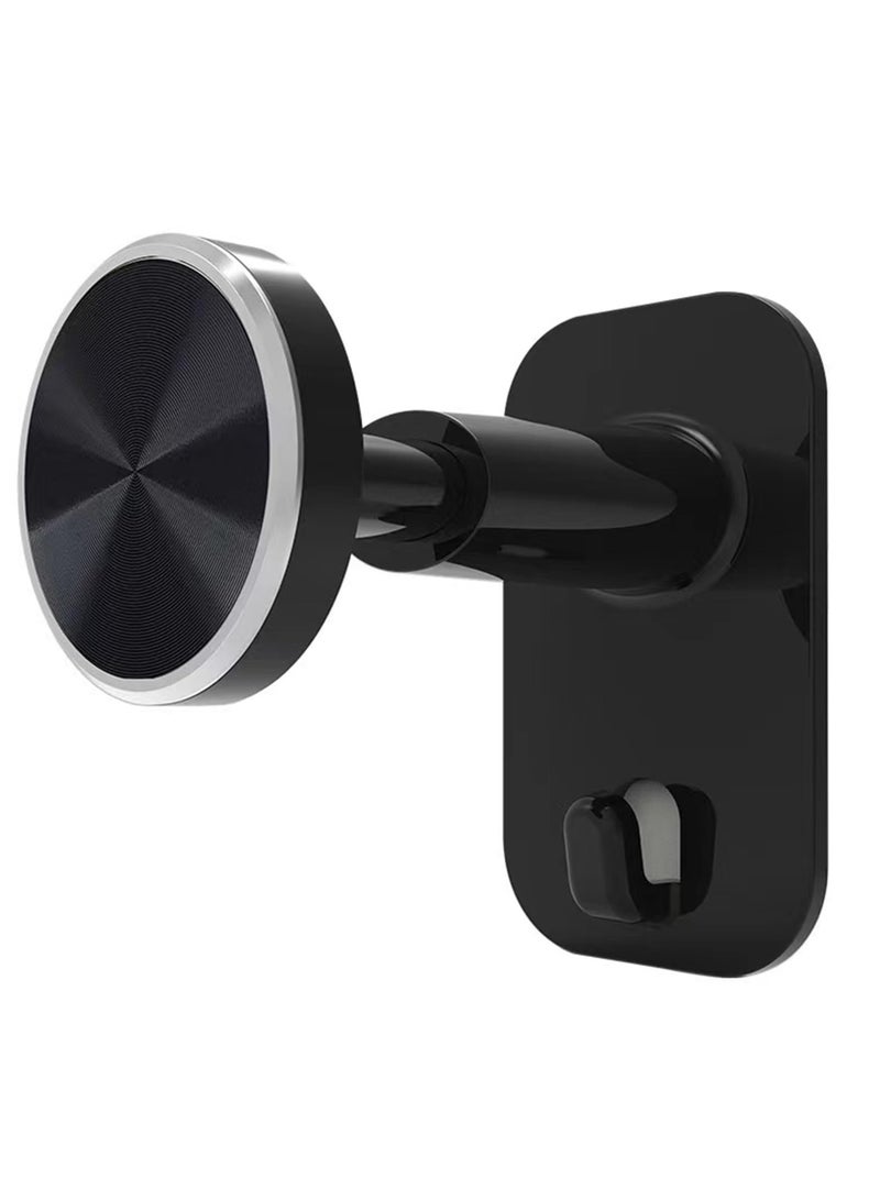 Adjustable Headphone Stand with Strong Adhesive Hanger for Universal Gaming Headsets - Stylish Black Design - Image 1